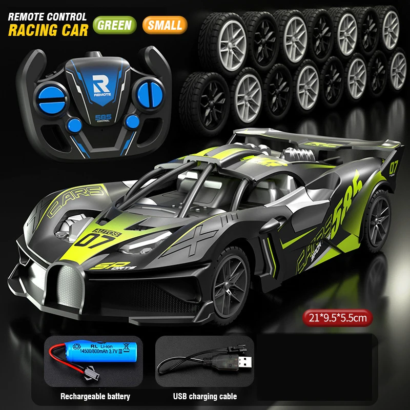 1: 18/1: 20 afstandsbediening Racing Car 2.4G High Speed Drift Vehicle vervangbare banden jongensspel Supercar speelgoed voor Chldren's Gifts
