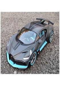 1 18 pour Bugatti Divo Bburago 118 Diecast Metal Car Model Toys Boy Girl Gift Collection Grey Red Metal Plastic Rubber286G1697854