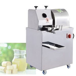 1.1KW Commerciële Sugarcane Juicer Machine Automatische Desktop Elektrische roestvrij stalen rietsap Press Juicer Extractor 220V