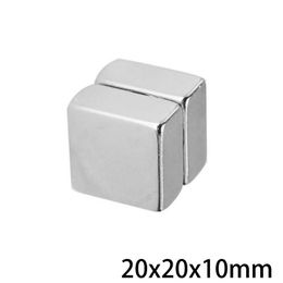 1/2/3/5/10/15pcs 20x20x10mm de recherche carrée N35 MAGNANTS SUPERS STROFS puissant 20x20x10 Block Néodyme Awards 20 * 20 * 10