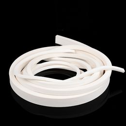 1/2/3/5 meter witte vierkante siliconen sponsstrip siliconen geschuimde rubberen deuren ramen ramen pakkingafdichting 2x4 mm-12x12mm