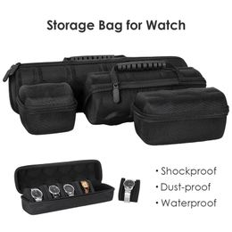 1 2 3 5 Slots EVA Hard Shell Watch Box Portable Outdoor Organizer Boxes Conteneur Travel Wrist Storage Case 220617