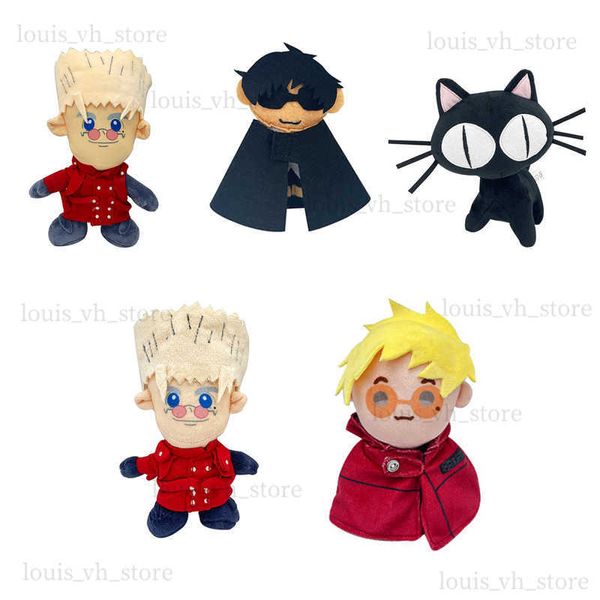 1/2/3pcs de anime trigun vash the stampede cosplay para hombres puts de abrigo para hombre trajes de halloween halloween muñeca juguete regalos T230810