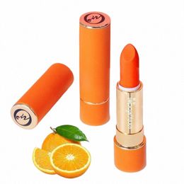 1/2/3pcs style coréen rouge à lèvres énergique pas facile à décolorer maquillage lèvres tendances maquillage n séchage orange brillant à lèvres carotte rouge à lèvres Y2XX #