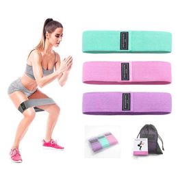 1/2 / 3 stks / partij Fitness Rubber Band Elastische Yoga Resistance Bands Set Hip Circle Expander Bands Home Gym Workout Fitness Booty Band H1026
