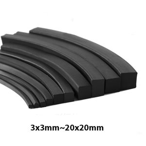 1/2/5 mètres Black Solid Nitrile Rubber Stand Square NBR NBR Sceding Strip for Marine Seal Huile résistant à l'huile 3x3 mm ~ 20x20 mm