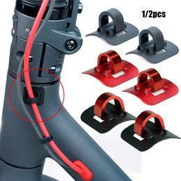 1/2 pcs ALLIAG Câble Tie Boucle Organizer des scooters électriques Pièces 3 couleurs pour les accessoires Xiaomi / Mijia M365 Pro Skateboard Pro