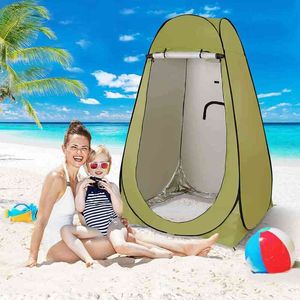 1-2 personnes 3 fenêtres Vestiaire portable Tente de confidentialité Tente de douche Camp Toilette Abri de pluie pour camping en plein air Randonnée Plage H220419
