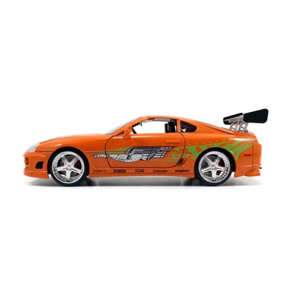 1:24 Brian 1995 Toyota Supra Toys for Boys Model Car Metal Car Diecast