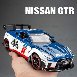 1 24 Nissan Skyline son GTR R35 Body Race Carry Model Model de auto Modelo de vehículos Vehículos Retiros de carreras Toys Kid Toys Ldren Boy Toy T230815