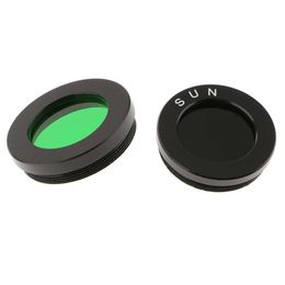 1.25'' Astronomie Telescoop Kleur Filter Set voor Celestron Orion Oculair Lens Accessoire Zwart Groen - Maan Planeet Nevel Detail