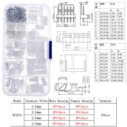 1.25 mm Ph2.0 mm xh2.54 mm mx3.0 mm VH3.96 mm Terminal de tono Masculino macho SM DuPont Connector Kit
