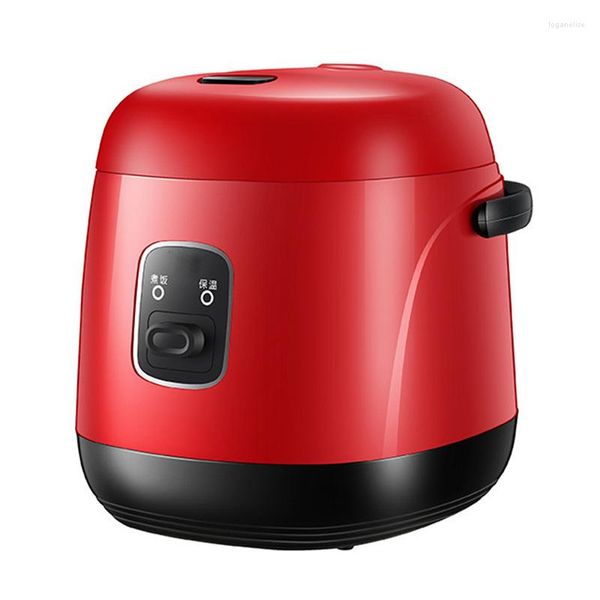 Mini olla arrocera eléctrica de 1,2 L, vaporizador de alimentos de 2 capas, olla de cocina multifunción, calentador para 2-3 personas, fiambrera con calefacción