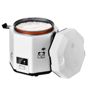 1 2L Mini Rice Small 2 слои пароход Многофункциональный кулинарный горшок Электрическая изоляционная нагревательная плита 1-2 человек EU US C19041901204D