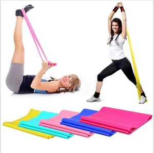 1.2m 1.5m 1.8m Élastique Yoga Pilates Caoutchouc Extensible Bande D'exercice Bras Arrière Jambe Fitness Toutes épaisseur 0.35mm même résistance c029