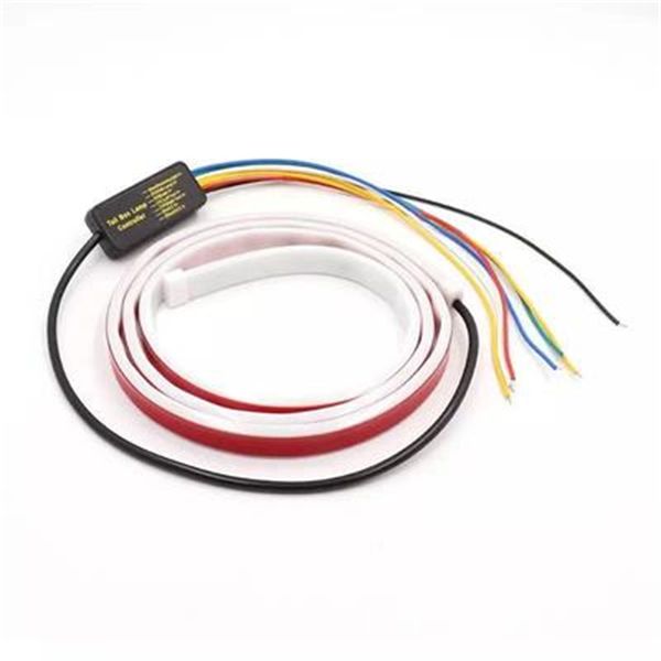 1.2m 12V voiture coffre arrière feu arrière dynamique Streamer éclairage clignotants feux de recul lampe d'avertissement bande de LED de voiture