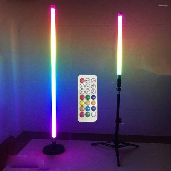 1.2m 4Ft Outdoor Ip65 impermeabile T8 colorato cambia luce del tubo Rgb telecomando con supporto per treppiede