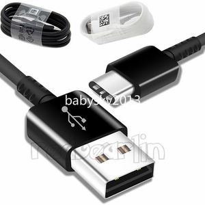 1.2M 4ft USB Type c oplaadkabels voor Samsung Note 20 Note 8 S8 S9 S10 S21 Type-C Snel Opladen Oplader Telefoon Kabel B1