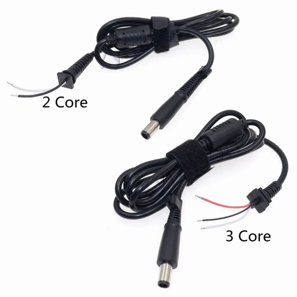 1,2 m 7,4 x 5,0 mm Câble d'alimentation Corable Cordeau de cordon DC Câble d'alimentation de la prise d'adaptateur de chargeur DC pour l'ordinateur portable HP Dell *