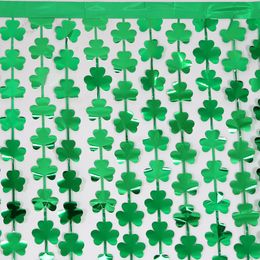 1*2m Nieuwe St. Patrick's Day Cuitain Party Decoratie Folie Gordijn Party Decoraties Bridal Shower Birthday Gift Backdrop 122175