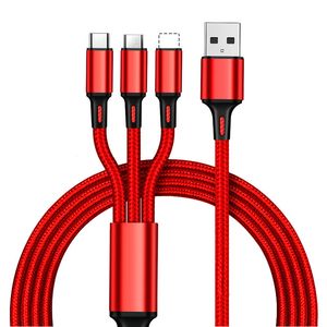 1.2M Nylon Tressé Câbles Multi couleurs USB Câble De Charge Rapide Type C Android Chargeur Cordon Pour xiaomi Samsung Huawei Téléphones