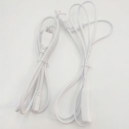 Usastar Lot de 100 cordons d'alimentation pour tube LED T5 T8 de 1,2 m avec prise américaine, câble de 4 pieds, connecteur de fil électrique à 3 broches, accessoires d'éclairage 85-277 V