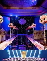 1.2m brede zilveren dubbele kant bruiloft ceremonie centerpieces decoratie spiegel tapijt gangpad runner party levert myy