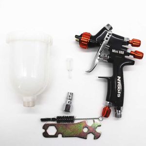 1.2MM Spray Gun 1.0MM Nozzle Kit 400CC/250CC Tank Air Spray With Paint Mixing Cup And Adapter Mini Gun Paint SprayHKD 230828.