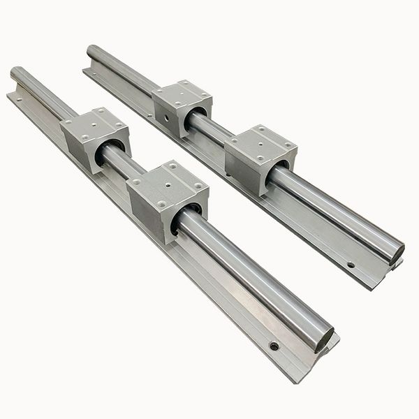 1/2PC Guía cilíndrica Rail Lineal Optical Axis Rail deslizante SBR30 Longitud 150-1150 mm Control deslizante con manga de cobre/protección de acero