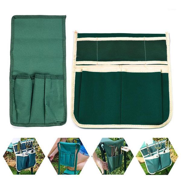 1/2Pc outil sac latéral poches pochette pour banc de jardin multifonctionnel genouillère tabourets jardinage rangement organisateur sacs de voyage