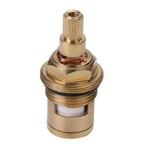 1/2pc Universele vervanging Tapkleppen Brass Keramische schijfcartridge binnenklep voor de badkamer, met de klok mee of tegen de klok in