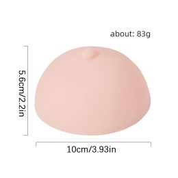 1/2pcs 3D Silicone thoracon tatouage aréole pratiquant la peau de faux seins avec des pointes poitrine pleurale pour le tatouage des outils de maquillage permanent