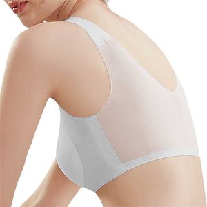 1/2 uds/3 uds sujetadores para mujer sin costuras inalámbrico ultrafino sujetador transpirable dormir Bralette sujetador deportivo chaleco ropa interior de talla grande M-7XL 211110