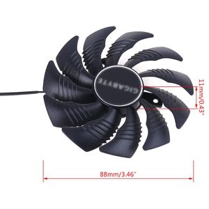 1/2pcs 88 mm PLD09210S12HH 4pin Fablier de refroidissement pour Gigabyte GeForce GTX 1660 1660ti Graphics Carte Fenter Fan Dropshipship