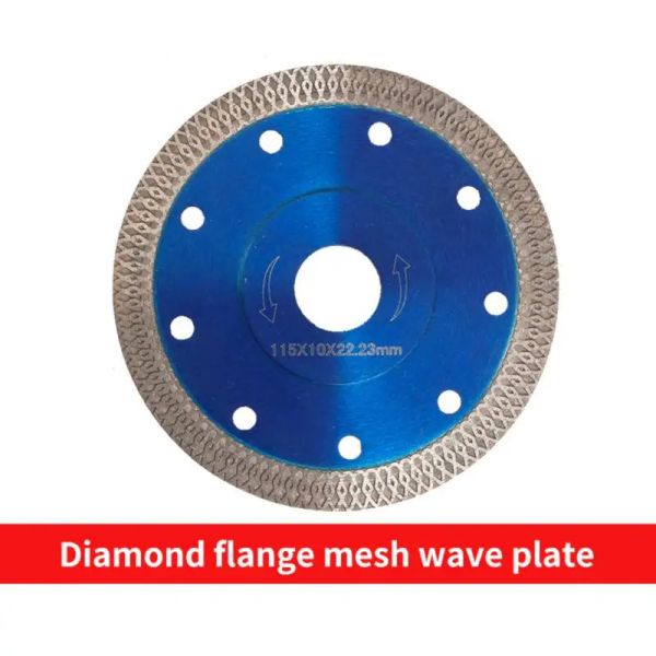 1/2pcs Turbo Diamond Saw Blade Granite Marble Cutte Disc Porcelain Tile Blades céramiques 3 tailles pour l'angle Grinder Saw