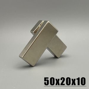 1/3/5/10pcs 50x20x10mm Material de neodimio 50*20*10 mm NDFEB N35 Magnets Fuerte Materiales magnéticos Materiales imanes