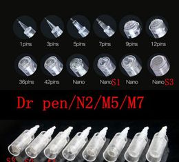 9/12/36/42 Beauty Microneedles Cartridge Tips Roller voor N2 M5 M7 Elektrische Auto Stempel Derma Pen Anti Acne Spot Littekens