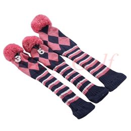 1 3 5 One Set New Pom Pom Covers Covers trick Sock Sock Golf Club Cover Headcovers 298b