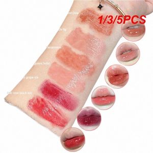 1/3/5 stks kleurrijke lippenstift water glanzend verbetering drogen hey lip olie pen lipverzorging hydraterende lipgloss hydraterende zacht glanzende j4g3#