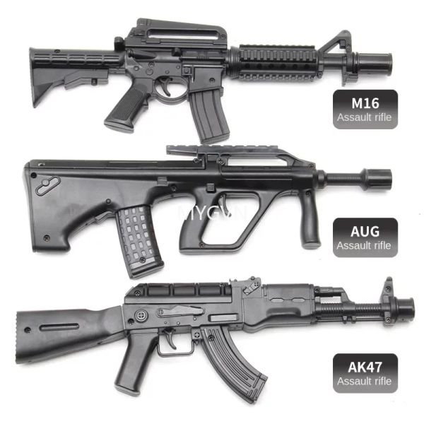 1: 3 AK-47 AUG AWM M249 M16 SY309 SCRY SY357 Barrett M24 95 MINI COOL TOY TOY GURS Modèle