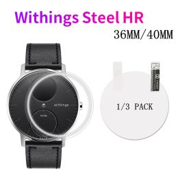1/3 pc's voor Nokia Withings Activite Steel HR 36mm 40 mm Anti-Shock 7H Nano Screen Protector Shield Explosion-Proof Film