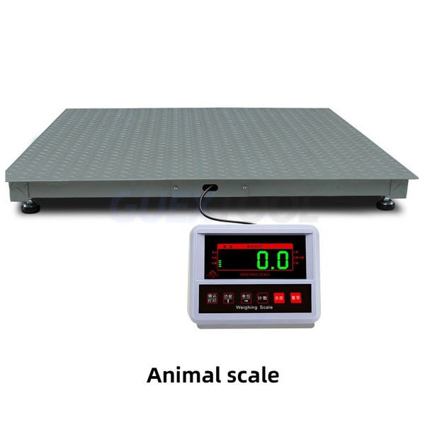 Balance électronique pour animaux de compagnie, 1 à 3 tonnes, en acier inoxydable, Anti-secouement, grande balance électronique pour animaux