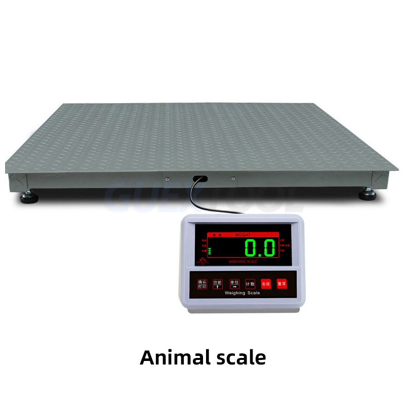 1-3 ton Pet som väger djurskala elektronisk husdjur rostfritt stål vikt stål skala anti skakar stor djurelektronskala