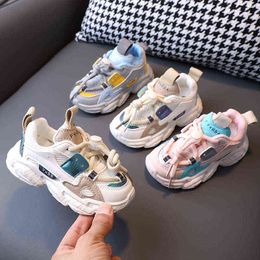 1-3 ans garçons baskets 3 couleurs confortables respirant filles chaussures pour enfants Sport bébé chaussures de course mode enfant en bas âge chaussures pour bébés AA220311
