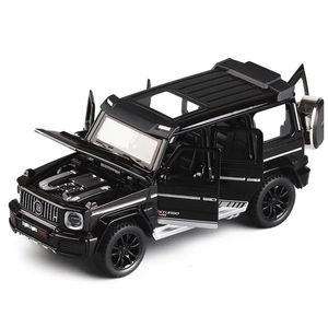 1/32 voiture de simulation moulée sous pression SUV modèle G700 avec 6 portes ouvrantes collectives ainsi qu'un jouet corps en métal solide retirer N retour 240228