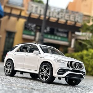 1 32 GLE 63S SUV Alloy Car Model Diecast Metal Toy Offroad Voertuigen Automodel Simulatie Sound Light Collection Childrens Gifts 240408