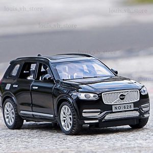 1 32 VOLVOS XC90 SUV Ligloy Model auto speelgoed Diecasts gietgeluid en licht auto speelgoed voor LDREN -voertuig T230815