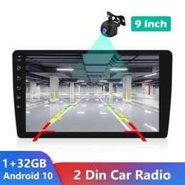 1 + 32G 2 Din autoradio GPS Android 10.0 9 pouces pour Volkswagen Nissan Kia siège universel 2din lecteur multimédia