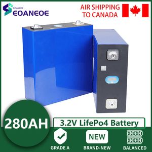 1-32 pièces 3.2V 280Ah Lifepo4 batterie 12V 24V 48V Grade A batterie Rechargeable pour RV bateau chariot de Golf chariot élévateur système de stockage solaire