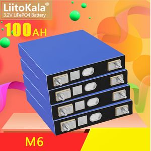 1-32pcs LiitoKala 3.2V 100Ah Grade A LiFePO4 Batterij CEL 12V 24V 36V 48V Elektrische RV Golf auto outdoor zonne-energie Oplaadbare